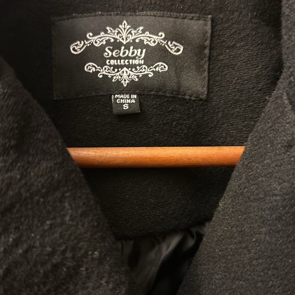 Black pea coat - Picture 2 of 4